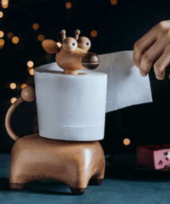 Giraffe Tissue Holder Wooden Handmade Home Decoration Gifts