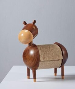 Donkey Tissue Holder Handmade Wooden Home Decoration