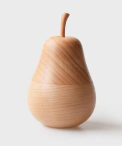 Toothpick holder Handmade Wooden Pear Table Decoration